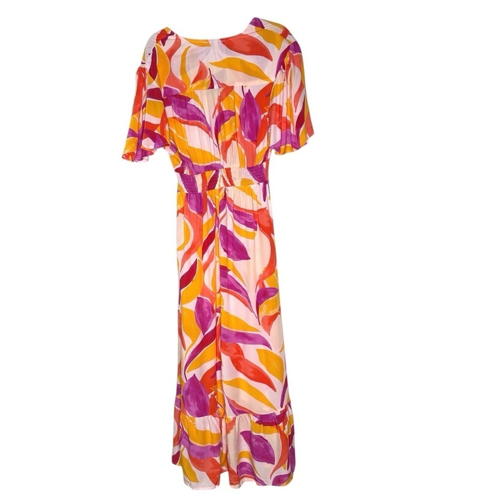 New! Abel The Label Swish Maxi Dress L - Picture 4 of 4